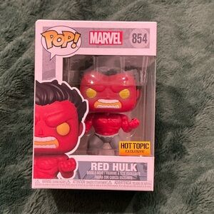 Funko Pop! Marvel Red Hulk Funko #854 - Red and Yellow